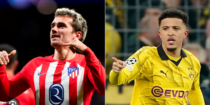 Atletico Madrid vs Borussia Dortmund