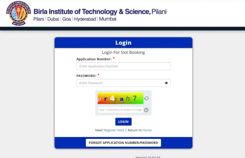 BITS Pilani Exam Date