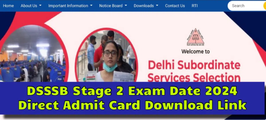 DSSSB Stage 2 Exam Date