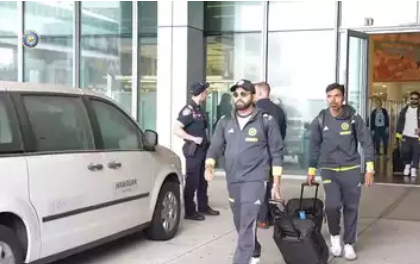 Indian Players Touch Down in New York