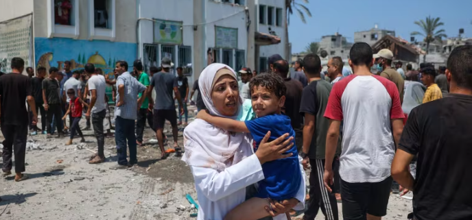 Israeli Air Strike on School