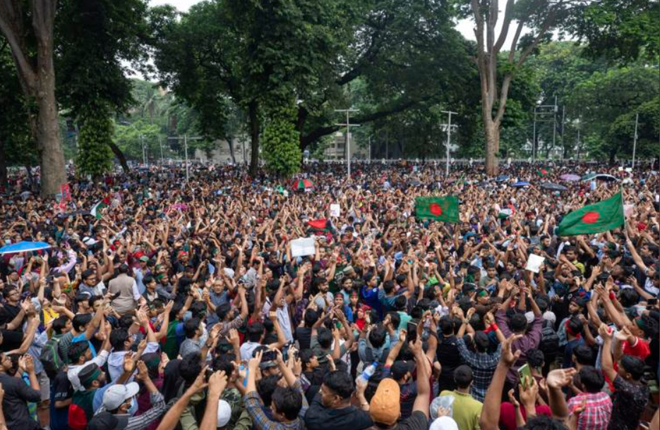 Mass Protests in Bangladesh