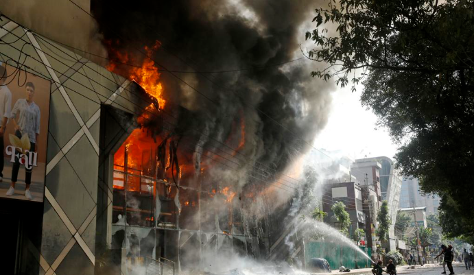 Mass Protests in Bangladesh