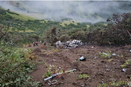 Wreckage of Helicopter Missing