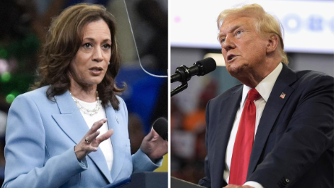 Kamala Harris and Donald