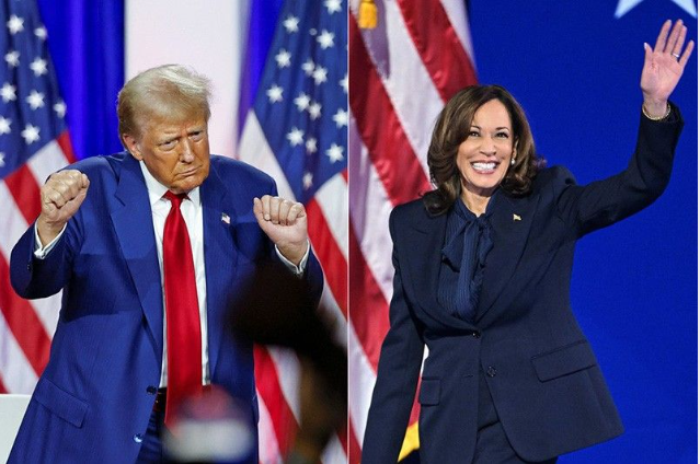 Kamala Harris and Donald Trump