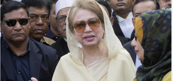 PM Khaleda Zia Admitted to Hospital