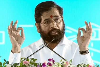 After Money Shower Before Portrait of CM Eknath