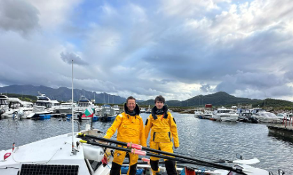 Bulgarian Father and Son Row Across