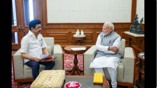 Stalin Meets Modi