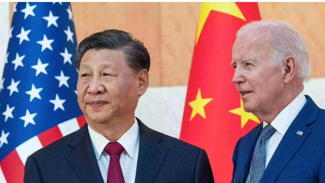 Xi Jinping and Joe Biden