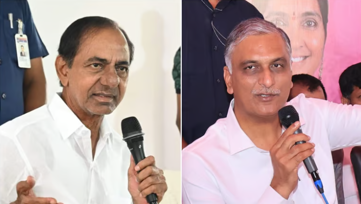 KCR and Harish Rao