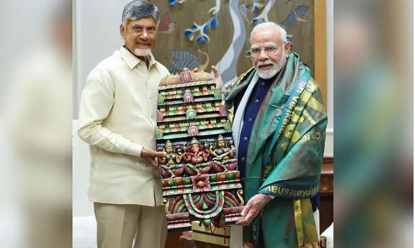 Chandrababu Naidu Meets PM Modi