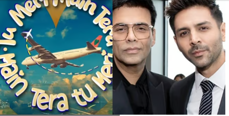Kartik Aaryan and Karan Johar