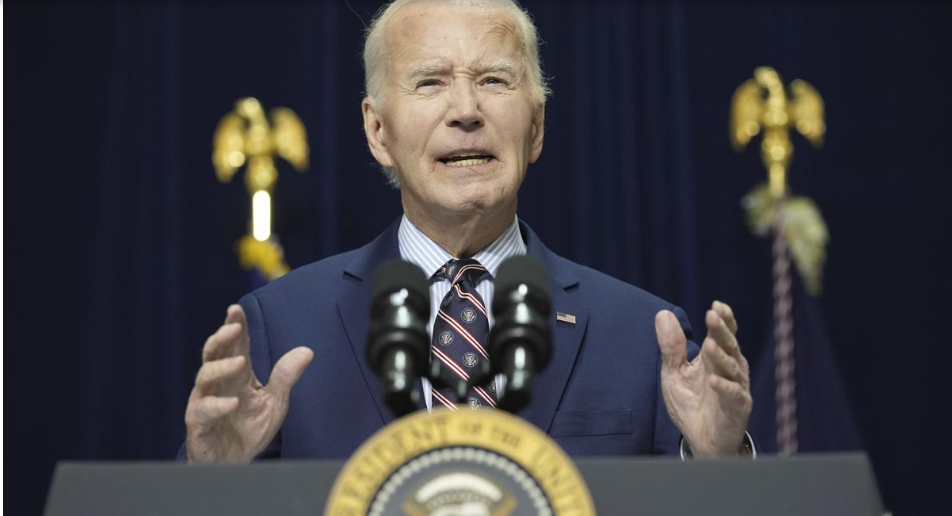 Biden Rushes 
