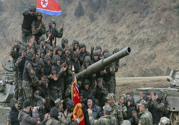 North Korean Troops