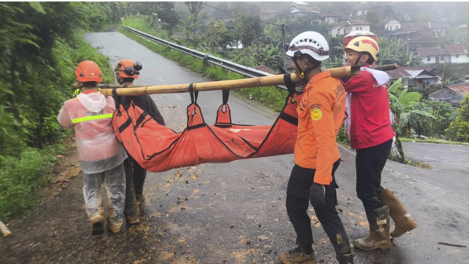 Landslide in Indonesia