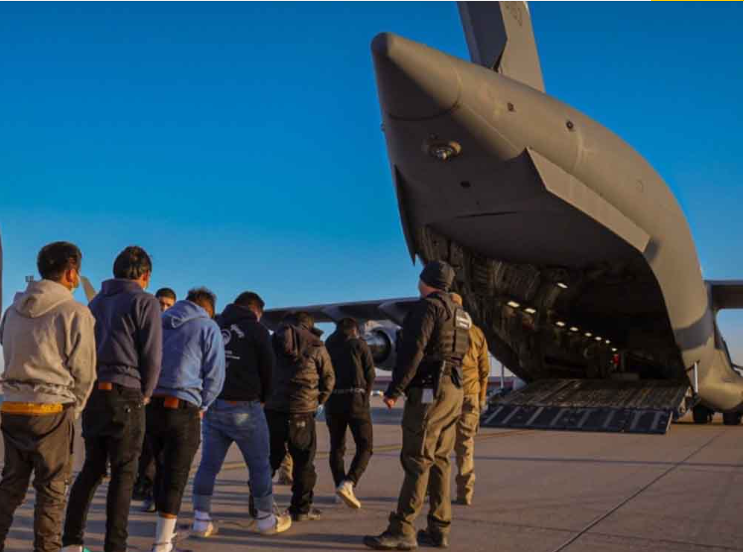 U.S. Plane Carrying 119 Deportees