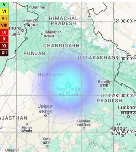 Delhi Earthquake