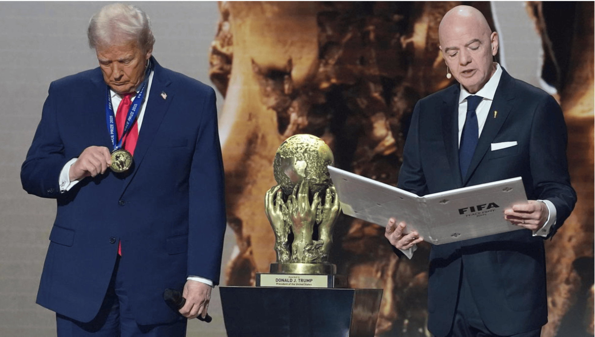 FIFA’s First Peace Prize Goes to Donald Trump