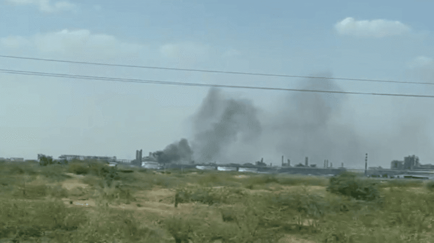 Fire at Rajasthan HPCL Refinery
