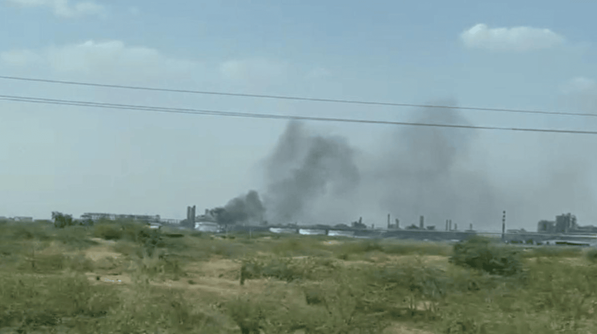 Fire at Rajasthan HPCL Refinery