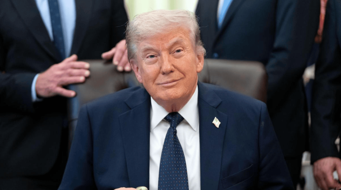 Trump Says U.S. in No Rush