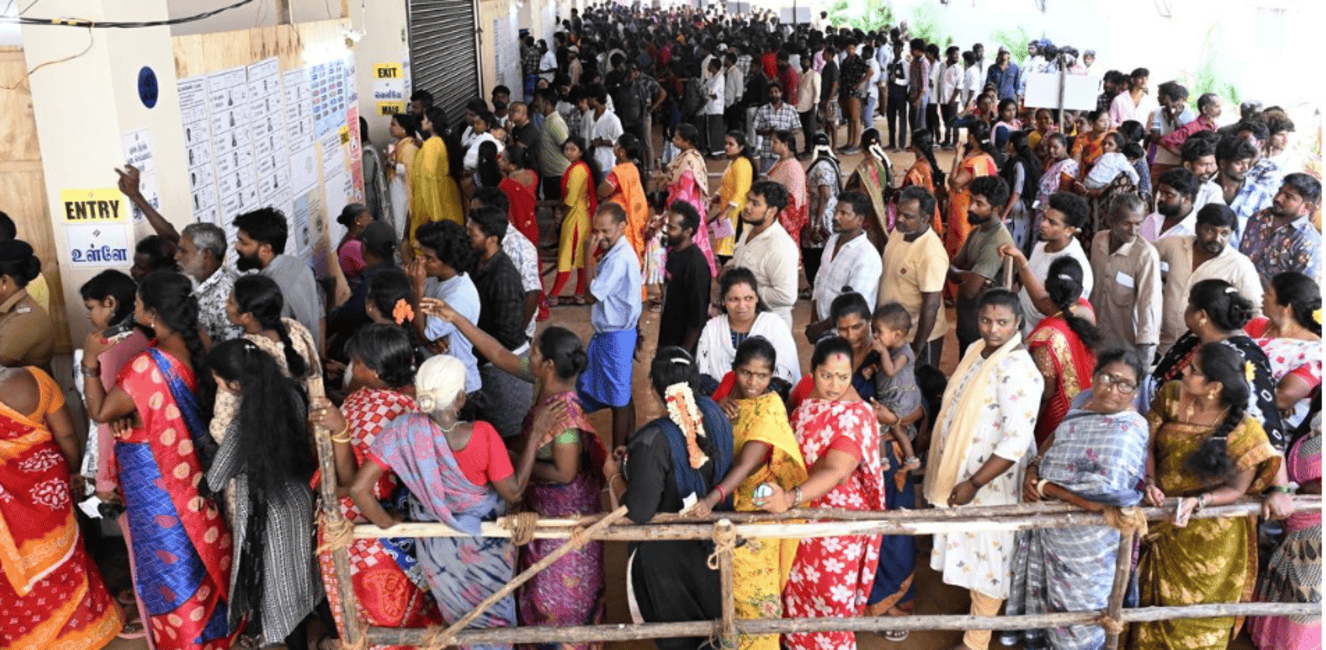 Turnout Increases in Tamil Nadu